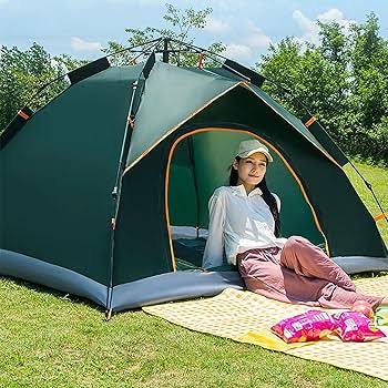 Imported Waterproof Tunnel Tent - 3 & 4 Person