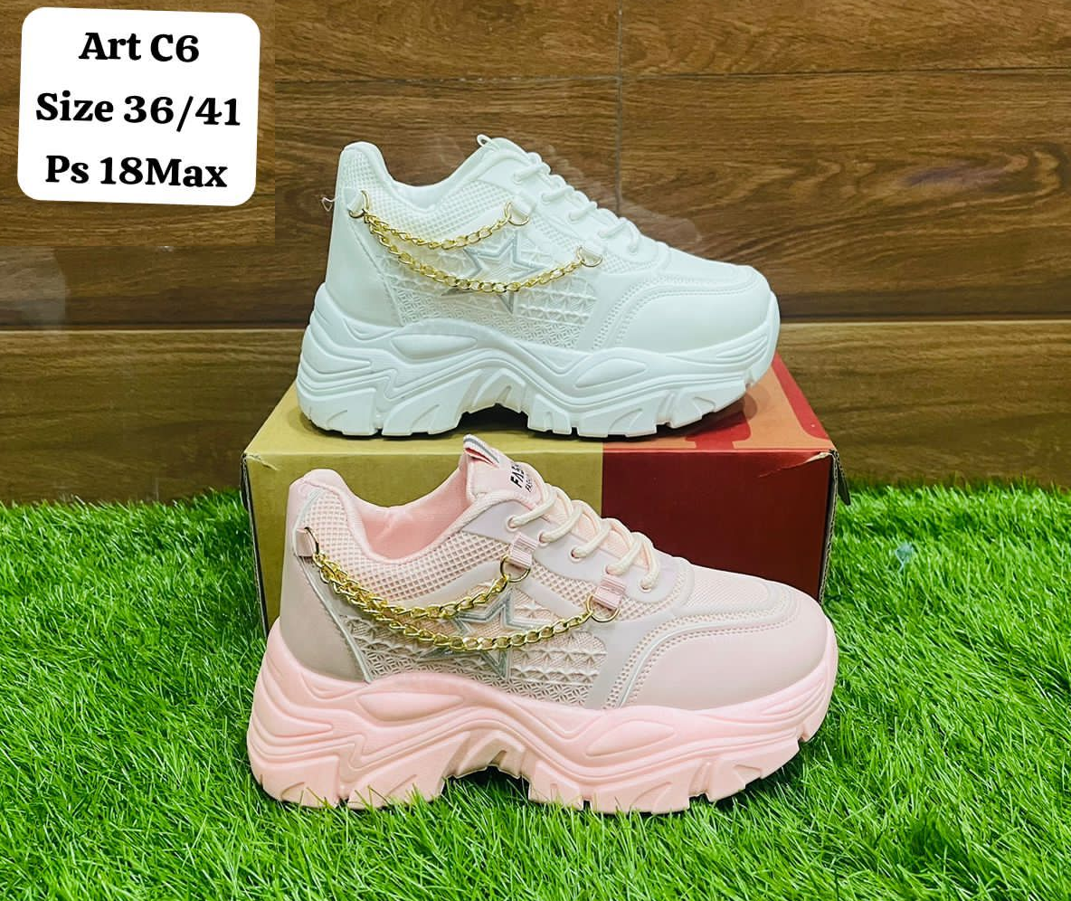 Women's Sneakers Shinny Design Breathable Bling Casual Shoes Sport Shoe Woman Shoes White Pink