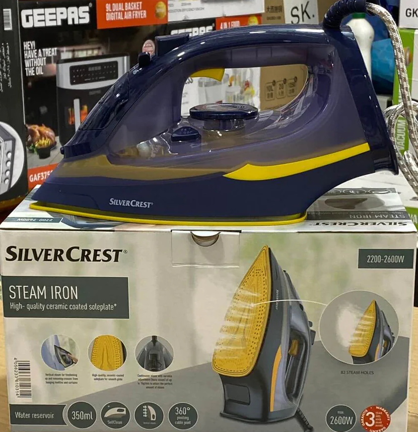 Silver Crest Steam Iron HEAVY DUTY 2200- 2600W