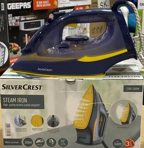 Silver Crest Steam Iron HEAVY DUTY 2200- 2600W