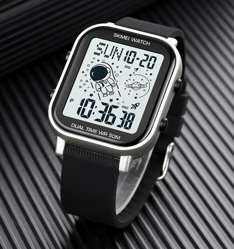 SKMEI 1863 Waterproof Creative Astronaut Dial Calendar Back Light Reloj Relogio Masculino