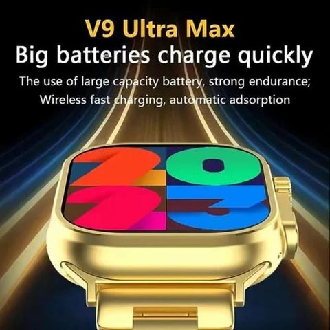 Watch 8 Ultra Smart Watch - Premium 24K Gold Series