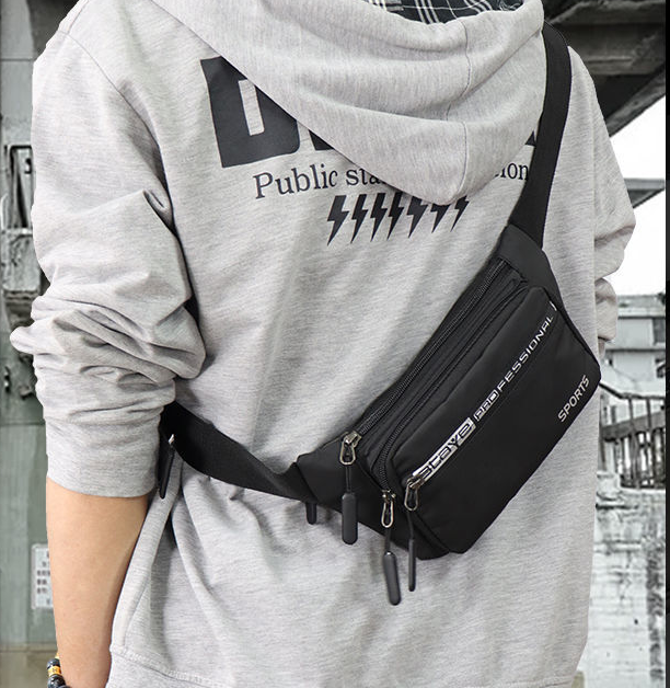 New Waist Bag Men's Multifunctional Sports Outdoor Running Mobile Phone Bag Fashion Water-repellent Cross Body Chest Bags Women
