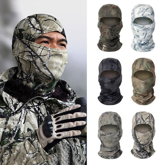 Camouflage Mask Multipurpose Outdoor Full Head Hood Bandana