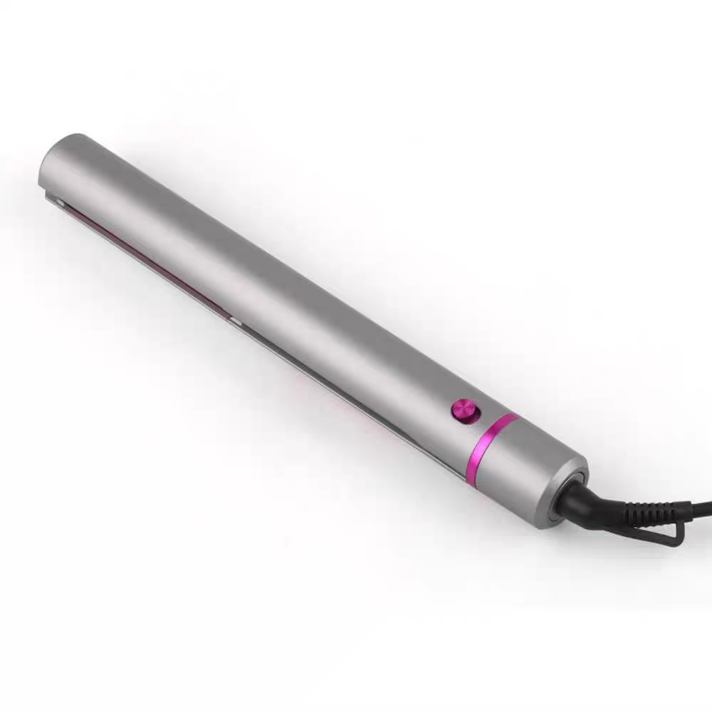 Professional Flat Iron Hair Straightener Digital LCD Ceramic & Titanium