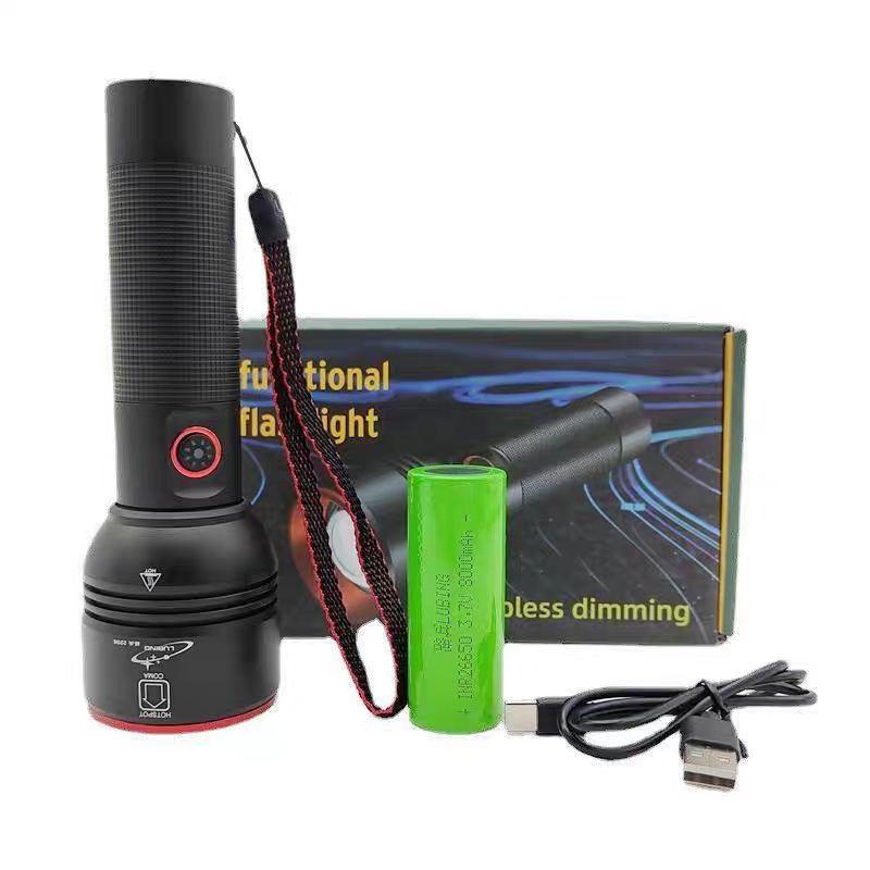 High Power USB Rechargeable LED Torch Flashlights