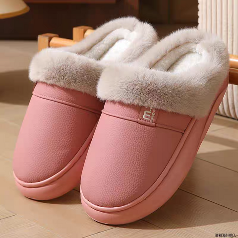 New Indoor Fluffy Warm Slippers  boots comfortable soft shoes Unisex