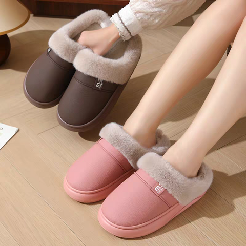 New Indoor Fluffy Warm Slippers  boots comfortable soft shoes Unisex