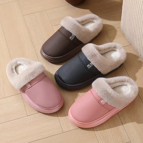 New Indoor Fluffy Warm Slippers  boots comfortable soft shoes Unisex