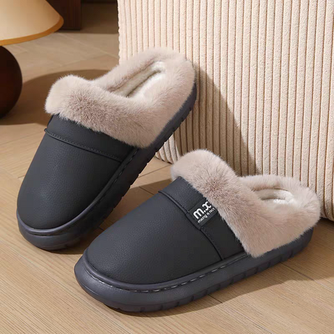 New Indoor Fluffy Warm Slippers  boots comfortable soft shoes Unisex