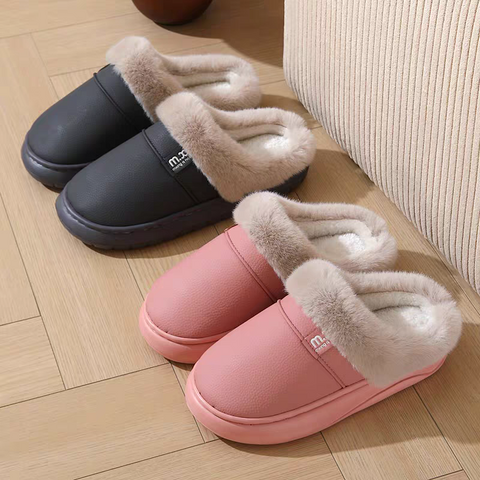 New Indoor Fluffy Warm Slippers  boots comfortable soft shoes Unisex