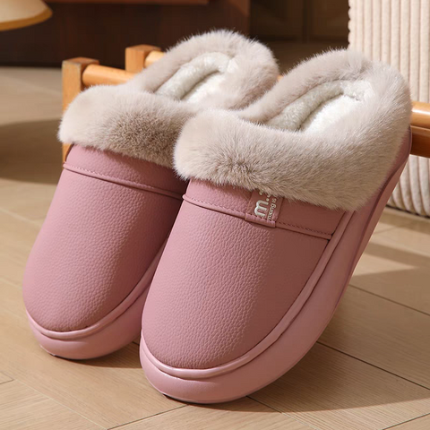 New Indoor Fluffy Warm Slippers  boots comfortable soft shoes Unisex