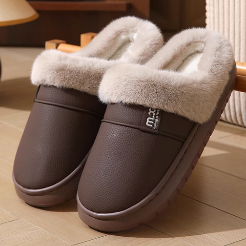 New Indoor Fluffy Warm Slippers  boots comfortable soft shoes Unisex