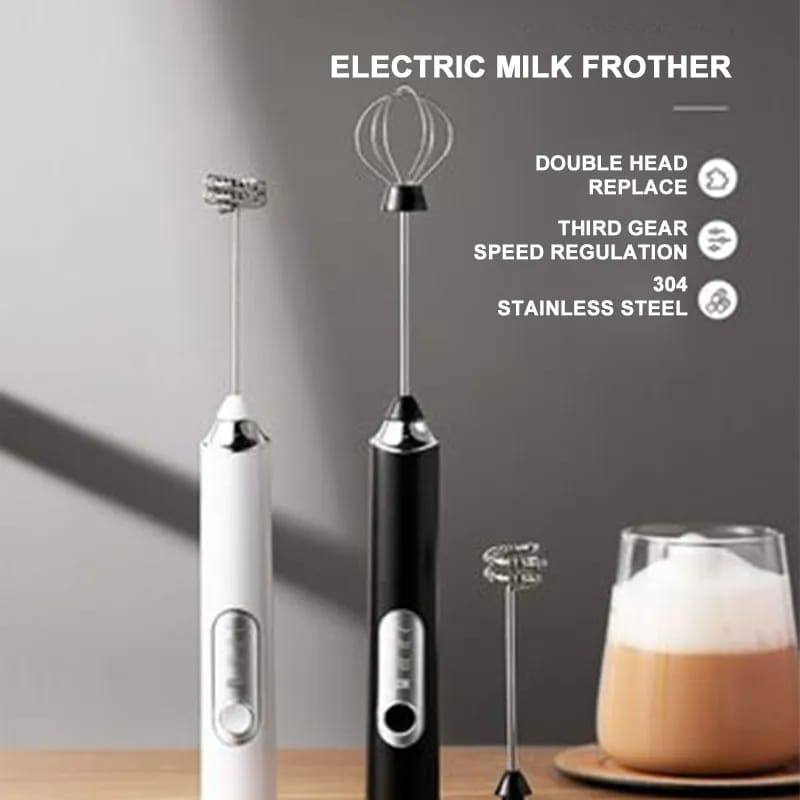 Electric Coffee Mixer Rechargeable - USB Charging Egg Beater Blender