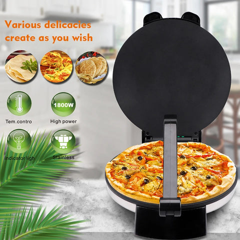 10 Inch Roti Maker Non-stick Chapati Tortilla Roti