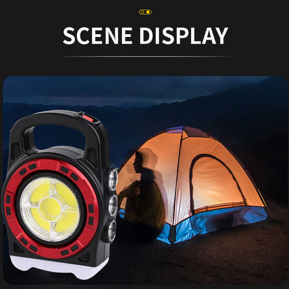 500LM Bright Portable LED Spotlight USB Rechargeable Work Searchlight Waterproof 3 Gears for Hiking Fishing for Outdoor Climbing