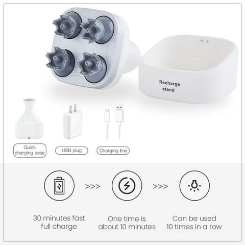 Electric scalp massager Health Care, Anti-stress, Relaxation -  Model 368-AH