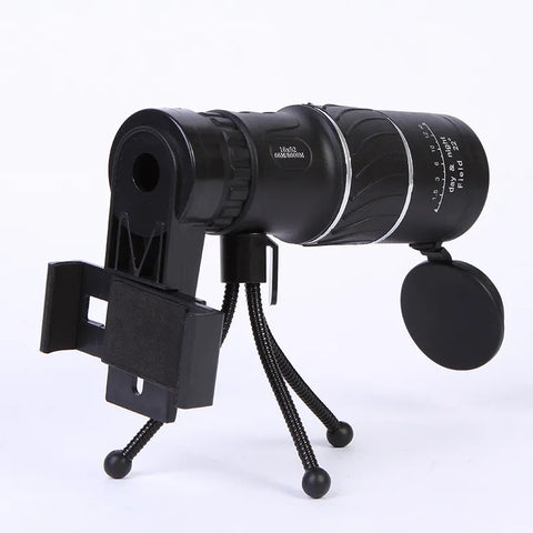 16X52 Compact Monocular Optical Lens High Definition Handheld Telescope BAK4 Prism Waterproof with Neck Strap