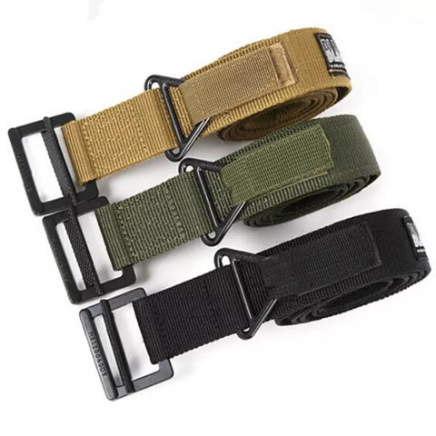 Tactical nylon belt Black tactical belt outdoor multifunctional canvas belt Outdoor