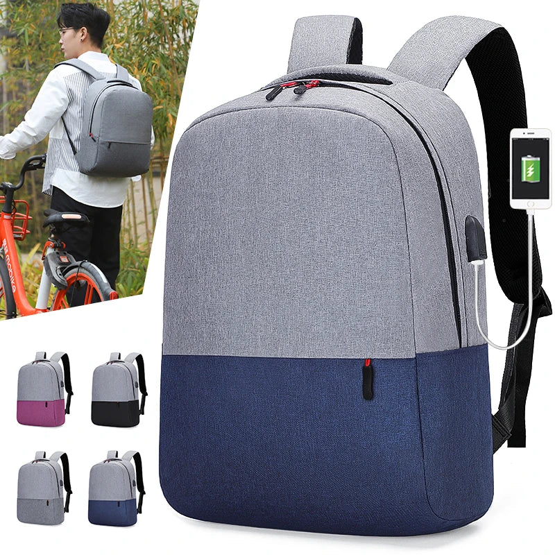 Multifunctional Backpack 15 6 Women Leisure Travel Laptop Bag With USB Charging