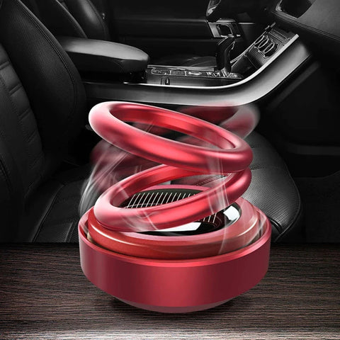 Car Air Freshener Solar - Solar Power Car Aroma Rotating