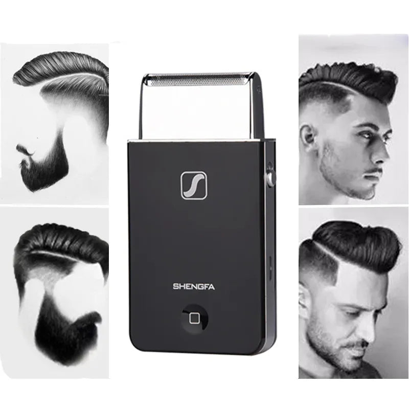 Mirror Design SHENGFA Electric Shaver Rechargeable Shaver Men's Portable Shaving Tool