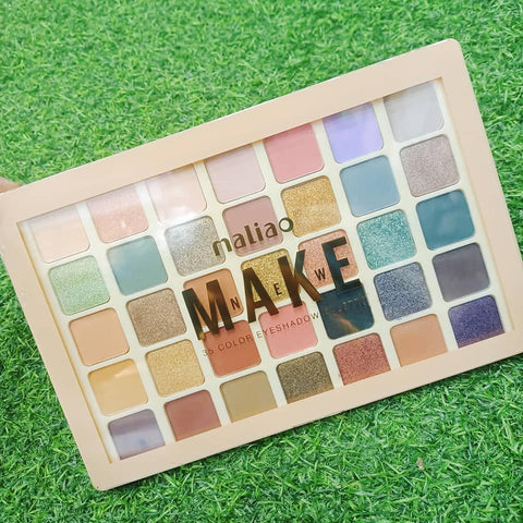 New 35 Colors Maiden Glitter Eyeshadow Palette Eye Board Eye Color Pearlescent Matte Female Cosmetics Cute Makeup Palette