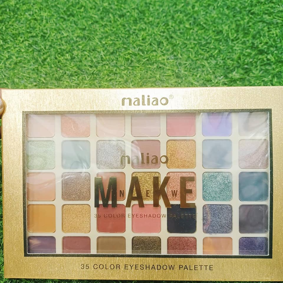 New 35 Colors Maiden Glitter Eyeshadow Palette Eye Board Eye Color Pearlescent Matte Female Cosmetics Cute Makeup Palette