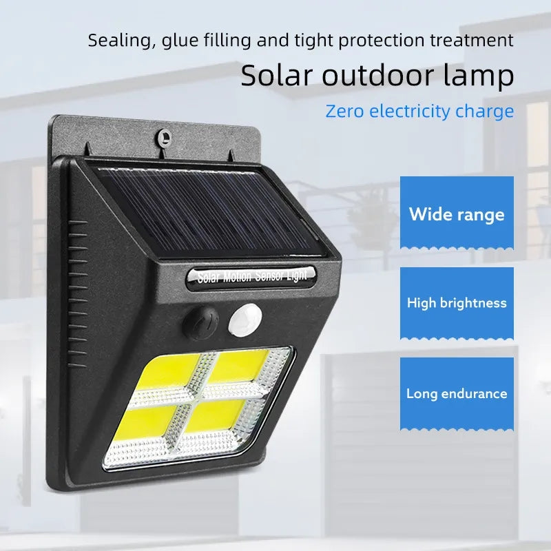 Solar Motion Sensor Light - Solar Powered Cordless Outdoor 20 LED Motion Sensor Path and Security Light