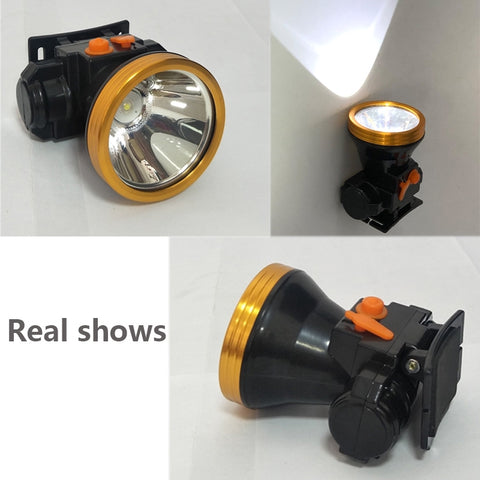 Rechargeable headlight Powerful lithium Battery Flashlight Strong Light Head light LED head-mounted fishing Lamp Waterproof Outdoor