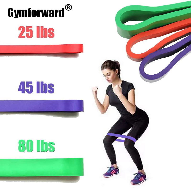 Gym Fitness Resistance Bands for Yoga Stretch Pull Up Assist Rubber Gum Crossfit Exercise Training Workout Equipment