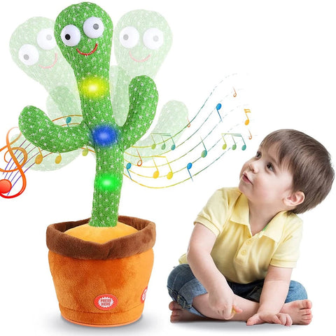 Lovely Talking Toy Dancing Cactus Doll Speak Talk Sound Record Repeat Toy Kawaii Cactus Toys Children Kids Education Toy Gift