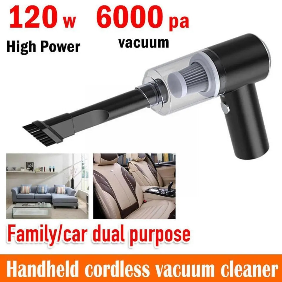2 in 1 Portable Vacuum Car Rechargeable Cleaner Online Shopping in Pakistan