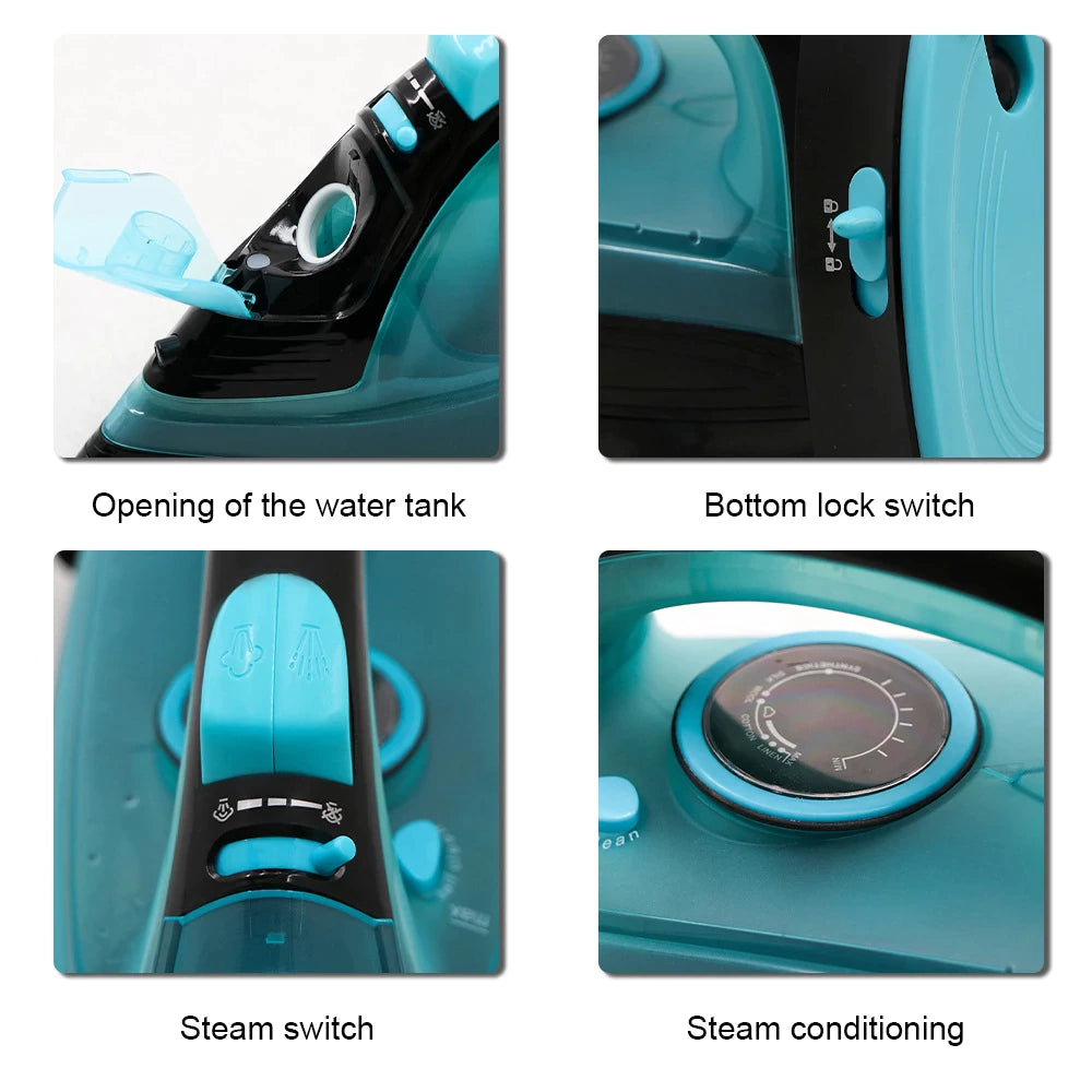 Silver Crest Steam Iron with 2800 Watt Filter System, 420 ml Water Container