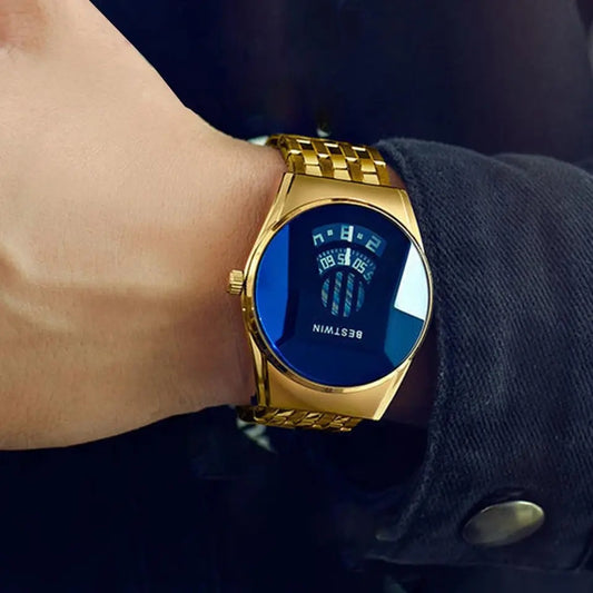BINBOND Luxury Military Fashion Stainless Power Brand Water proof watch