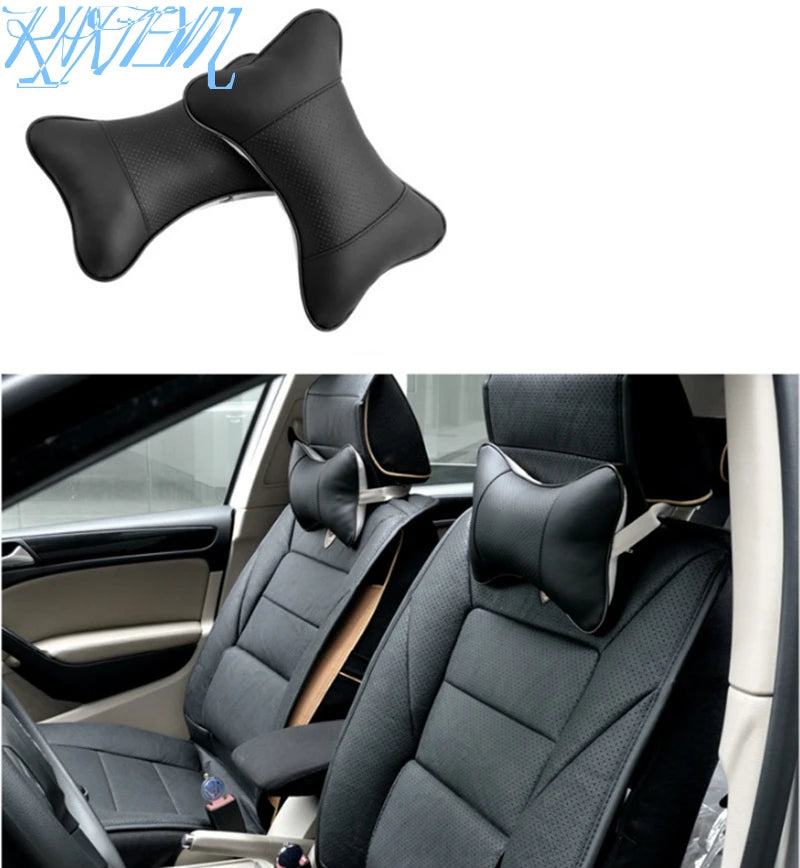 2PCS Car Headrest Pillow Neck For Car AUTO Accessories