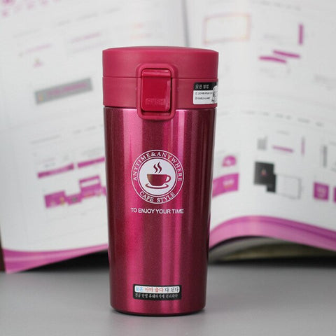 Travel Coffee Mug Thermos Tumbler Cups 380ML Vacuum Flask Thermos Water Bottle Tea Mug Thermos Cup
