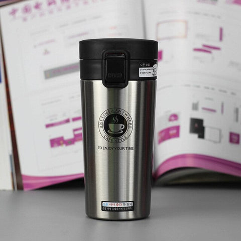 Travel Coffee Mug Thermos Tumbler Cups 380ML Vacuum Flask Thermos Water Bottle Tea Mug Thermos Cup