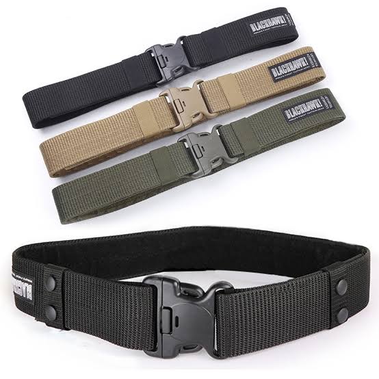 Tactical nylon belt Black tactical belt outdoor multifunctional canvas belt Outdoor