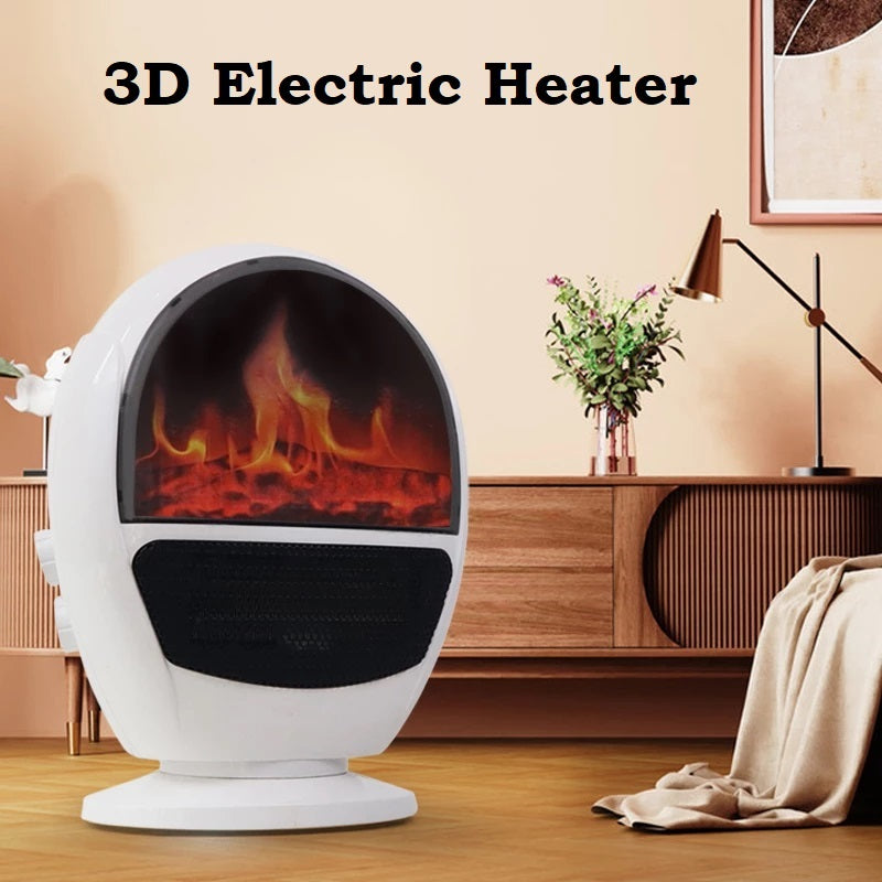 Electric Heater Floor Warm Heater 3D Flame Simulation for Winter Household Energy