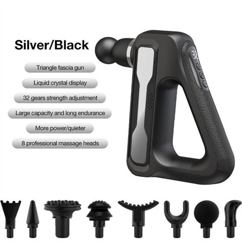 High Frequency Massage Gun 32 Level Electric Fascia Gun Deep Tissue Neck Body Massager