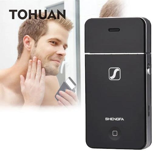 Mirror Design SHENGFA Electric Shaver Rechargeable Shaver Men's Portable Shaving Tool