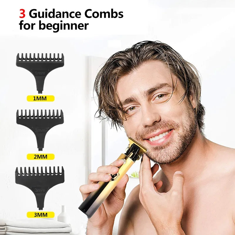 Digital USB Rechargeable Hair & Beard Trimmer