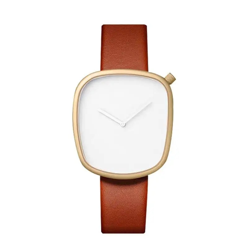 Tomi TM101 Fashion Simple Girls Minimalist Square Gift Quartz Watch