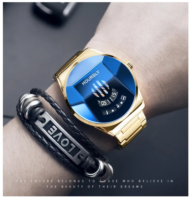 BINBOND Luxury Military Fashion Stainless Power Brand Water proof watch