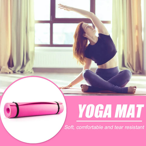 Yoga Mat Anti-skid Sports Fitness Mat Thick Comfort Foam yoga matt for Exercise Non-slip Mat Yoga Sports Fitness Gymnastics