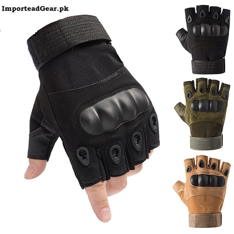 Airsoft Tactical Half Finger Protective Gloves