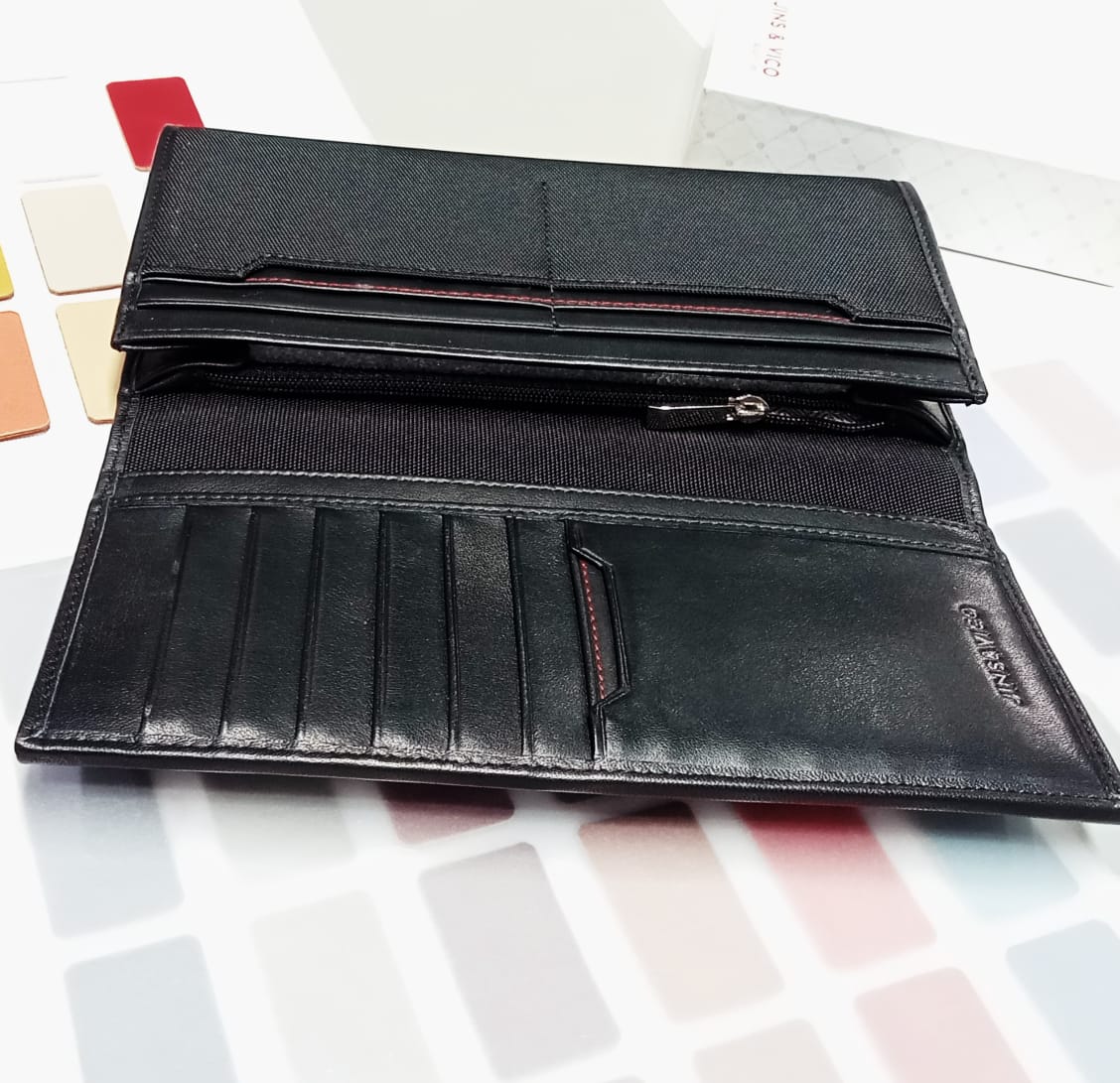 JINS AND VICO Leather Wallet for Men and Women