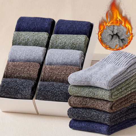 3 Pairs Extra Long Wool Quality Warm Winter Socks