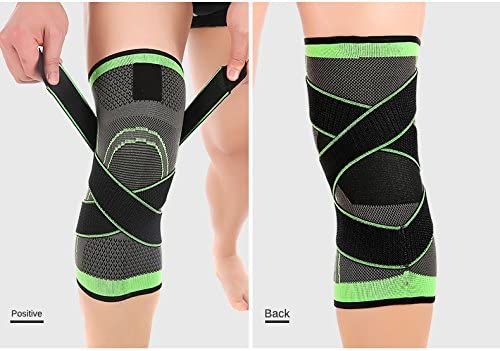 1 Pair Kneepad Elastic Bandage Knee Protector For Knee Pads For Work Sport knee Brace Fitness Running